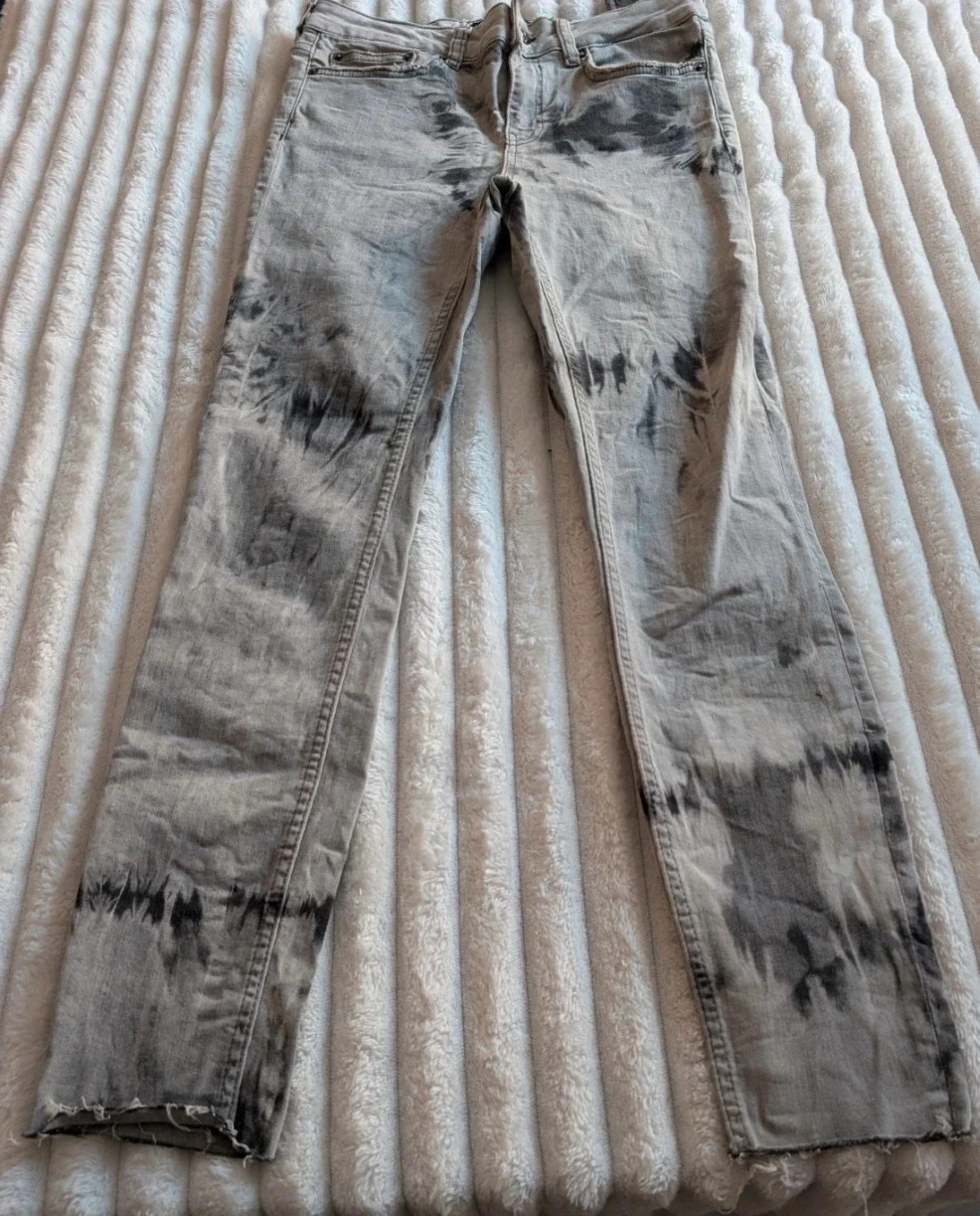 Magnífico Jeans skinny efeito tie-dye / desbotado Zara – photo 2